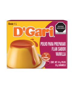 Polvo para flan sabor vainilla con caramelo