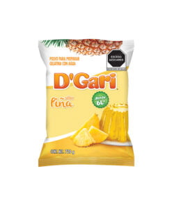 Polvo para preparar gelatina con agua sabor piña