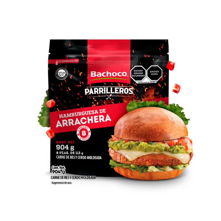 Hamburguesa arrachera Bachoco - Image 2