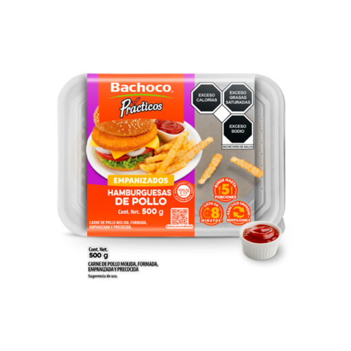 Hamburguesa de pollo Prácticos Bachoco - Image 2