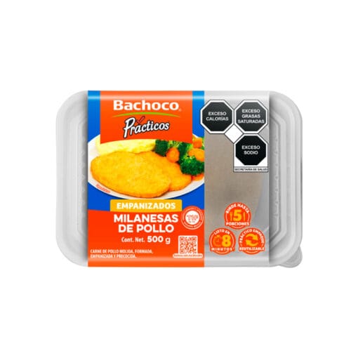 Milanesas de pollo Prácticos Bachoco