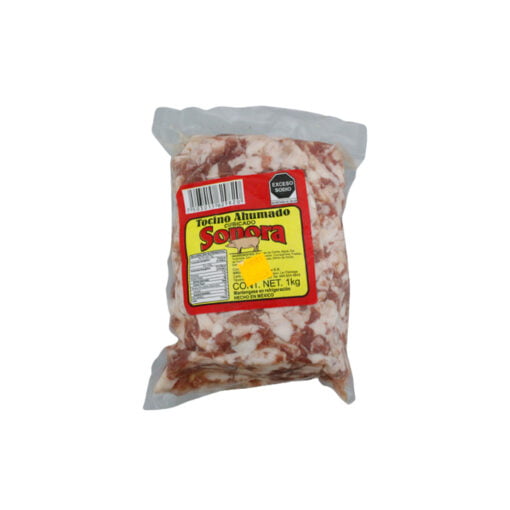 Tocino ahumado Sonora en cubos