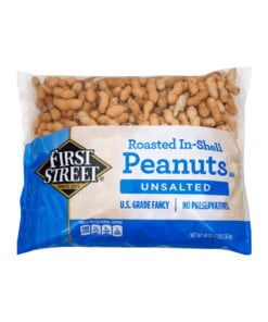 Cacahuate con cáscara sin sal First Street