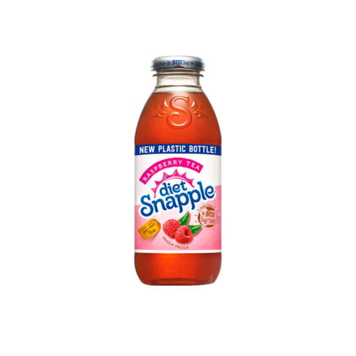 Té negro frambuesa de dieta Snapple