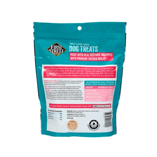 Premios para perro giros de triple sabor First Street - Image 2