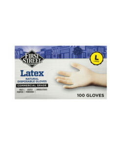Guantes desechables de latex First Street