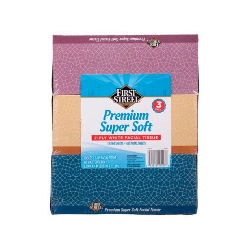 Pañuelo facial premium super suave First Street