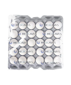 Huevo blanco emplayado Mejicavas