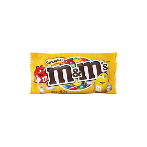 Chocolate con cacahuate m&m's