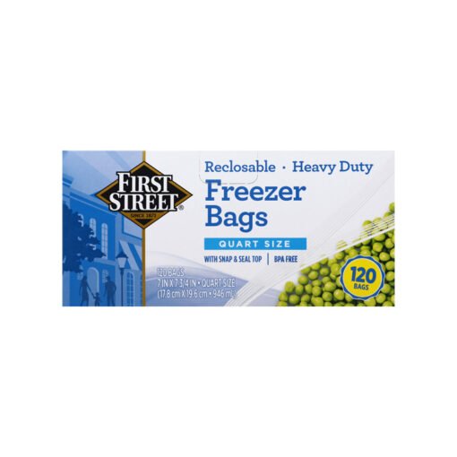 Bolsas de plástico para congelar alimento First Street
