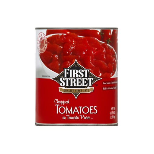 Tomate en trocitos con puré First Street