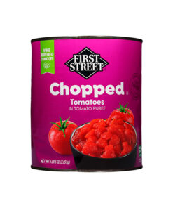 Tomate en trocitos con puré First Street