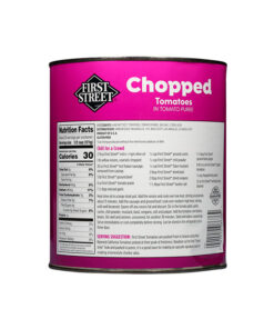 Alternative view of Tomate en trocitos con puré First Street