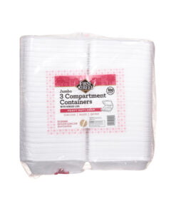 Recipientes jumbo de tres compartimientos con tapa First Street