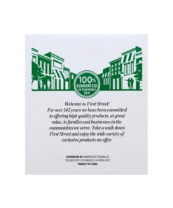 Alternative view of Tenedores blanco de plástico First Street