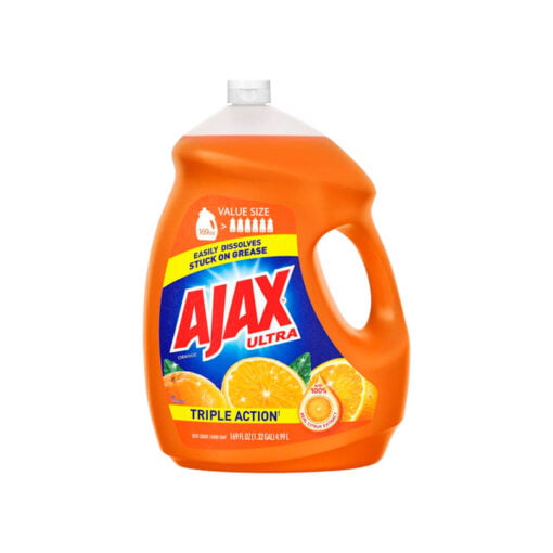 Lavatrastes naranja Ajax ultra