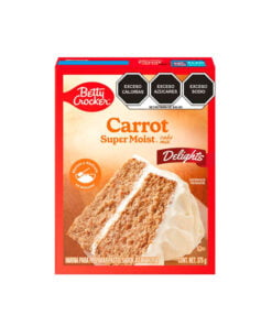 Harina para pastel sabor zanahoria Betty Crocker