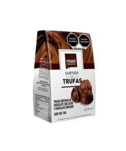 Pirámide surtido de trufas de chocolate
