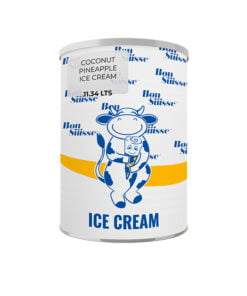 Nieve sabor coco y piña Bon Suisse