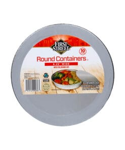 Recipiente de aluminio con tapa 8.5" First Street