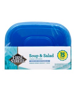 Recipiente de plástico con tapa para sopa First Street