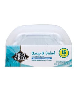 Alternative view of Recipiente de plástico con tapa para sopa First Street