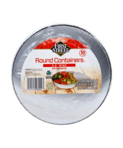 Recipiente redondo de aluminio 6.75" First Street