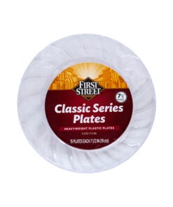 Platos transparentes 7.5" First Street
