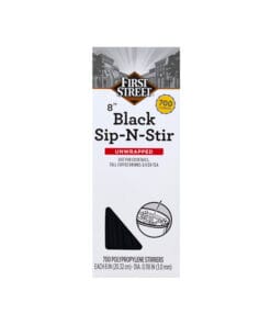 Alternative view of Agitador negro 8" First Street