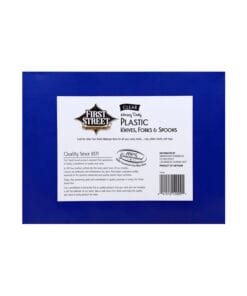 Alternative view of Cubiertos de plástico cristal HD First Street