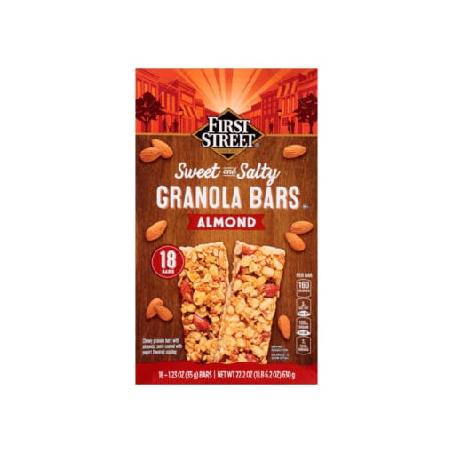 Barras de granola con almendra First Street