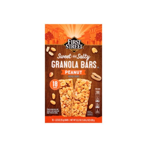 Barras de granola con cacahuate First Street