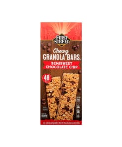 Barras de granola chewy chocochip First Street