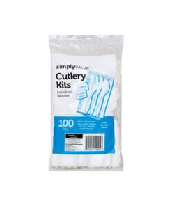 Cubiertos blancos Simply Value