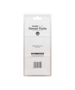 Alternative view of Tenedor de metal para comida Simply Value