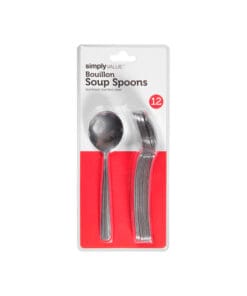 Cuchara de metal para sopa Simply Value