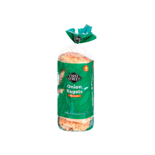 Pan bagels con ajo pre cortados First Street