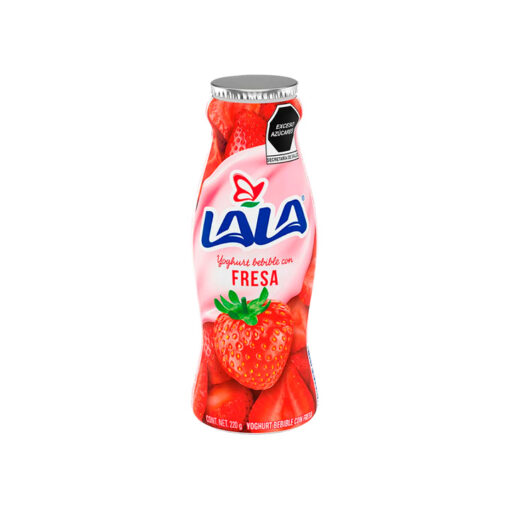 Yoghurt bebible sabor fresa LALA