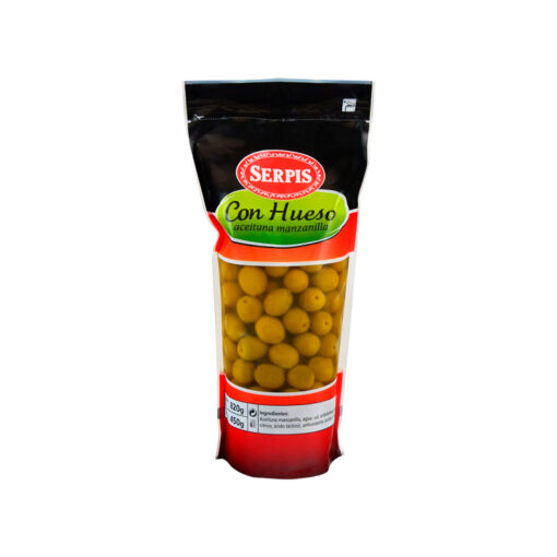 Aceituna manzanilla con hueso Serpis