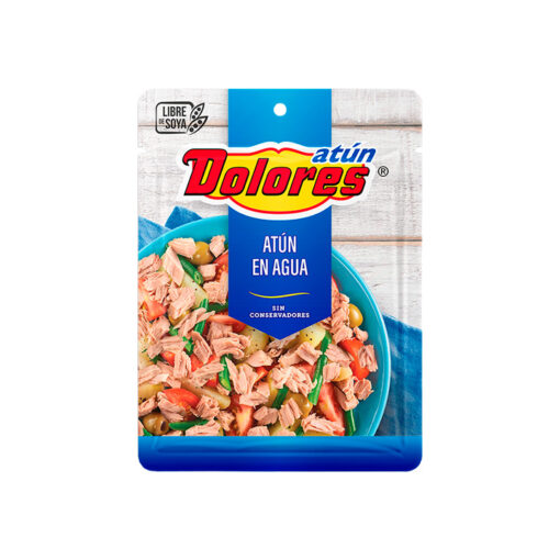 Atún en agua pouch Dolores
