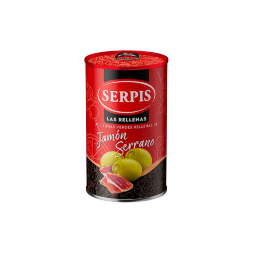 Aceituna rellena de jamón serrano Serpis