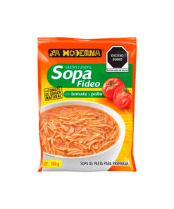 Sopa de fideo con tomate La Moderna