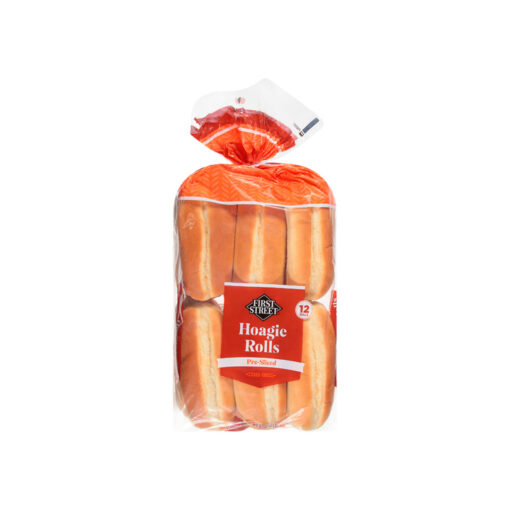 Pan rebanado tipo hoagie rolls First Street