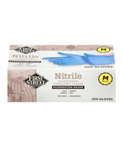 Alternative view of Guantes de nitrilo mediano First Street