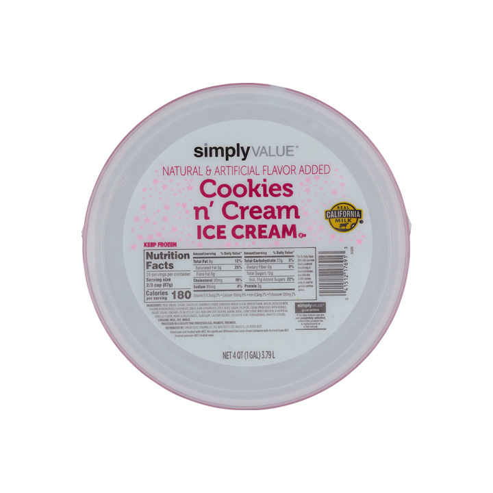 Nieve cookies & cream Simply Value