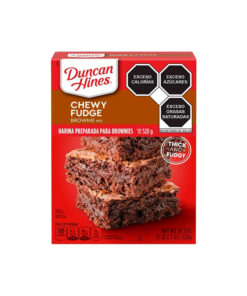 Harina para brownies chewy fudge Duncan Hines