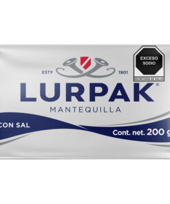 MANTEQUILLA CON SAL BARRA LURPAK 200 GR