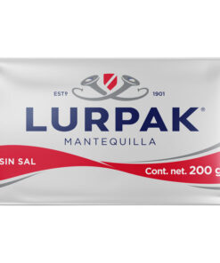 MANTEQUILLA SIN SAL BARRA LURPAK 200 GR