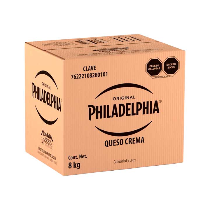 Queso Crema Pdv Philadelphia 8 Kg
