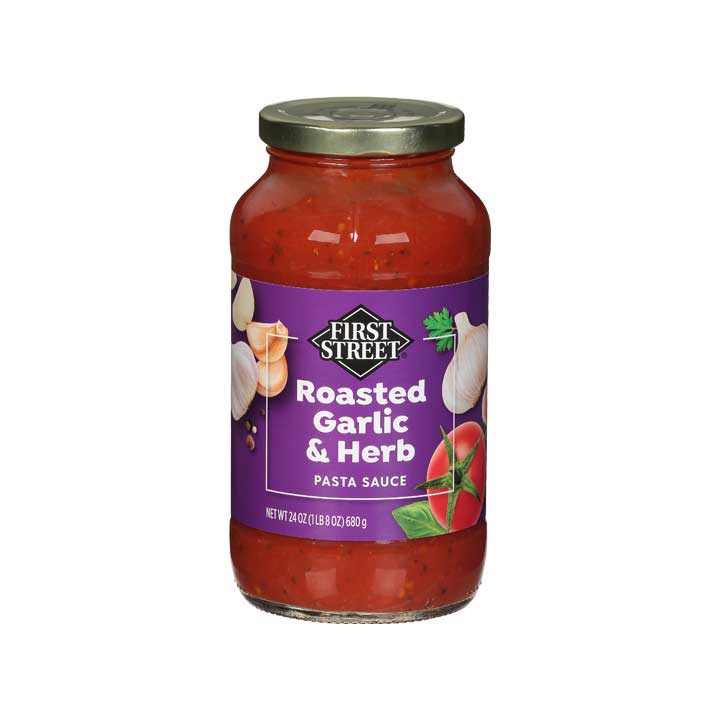 Salsa Para Pasta Ajo Hierbas First Street 680grs